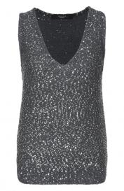 Топ с отделкой пайетками Weekend Max Mara