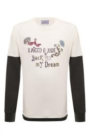 Хлопковый лонгслив Bluemarble