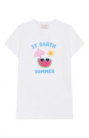 Хлопковая футболка MC2 Saint Barth