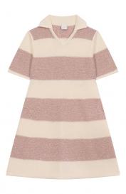 Платье из хлопка и вискозы Eleventy