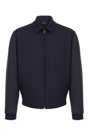 Бомбер из шерсти и шелка Brioni