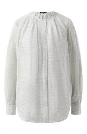 Блузка из хлопка и шелка KITON