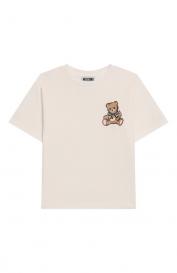 Хлопковая футболка Moschino