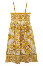 Хлопковый сарафан Dolce&Gabbana