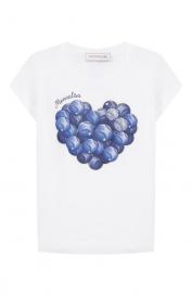 Хлопковая футболка Monnalisa