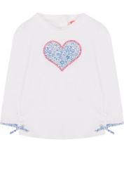 Лонгслив с принтом и вышивкой SUNUVA