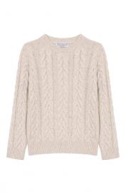 Хлопковый пуловер Brunello Cucinelli