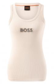 Хлопковая майка Boss Orange