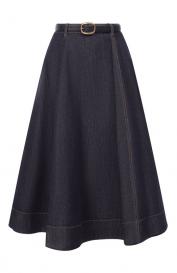 Джинсовая юбка SELF-PORTRAIT