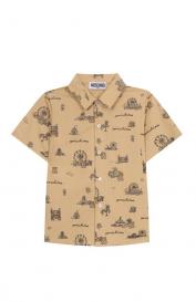 Хлопковая рубашка Moschino