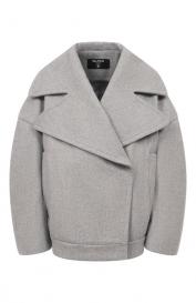 Полупальто из шерсти и кашемира Balmain