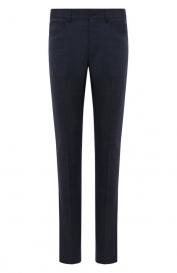 Брюки из шерсти и льна Stefano Ricci