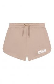 Хлопковые шорты MSGM Kids