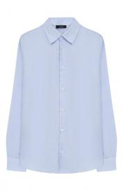 Хлопковая рубашка с воротником кент Dal Lago