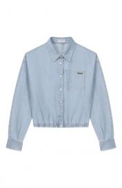 Джинсовая рубашка Brunello Cucinelli