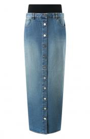 Джинсовая юбка ALAIA