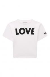 Хлопковая футболка Moschino