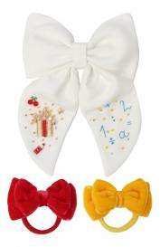 Комплект из трех бантов Pink Olivka