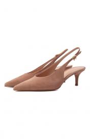 Замшевые туфли Robbie Sling 55 Gianvito Rossi