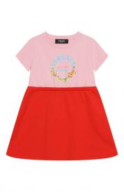 Хлопковое платье Versace