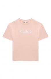 Хлопковая футболка Chloe
