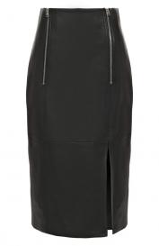 Кожаная юбка HUGO