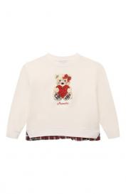 Хлопковый свитшот Monnalisa