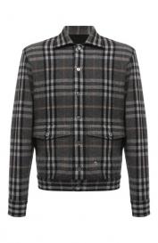 Куртка-рубашка из шерсти и кашемира Stefano Ricci