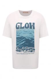 Хлопковая футболка Electric and Rose