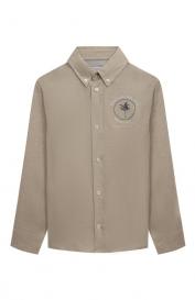 Льняная рубашка Brunello Cucinelli