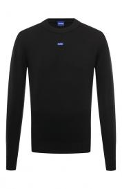 Хлопковый джемпер HUGO Blue