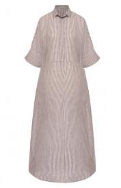 Туника изо льна и шелка Brunello Cucinelli