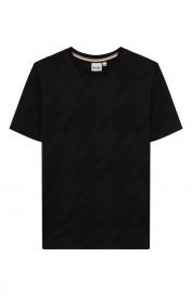 Хлопковая футболка BOSS