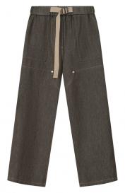 Брюки из хлопка и вискозы Brunello Cucinelli