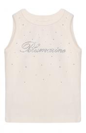 Хлопковая майка Blumarine