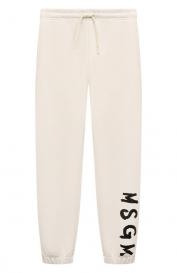 Хлопковые джоггеры MSGM Kids