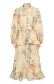Льняное платье ZIMMERMANN