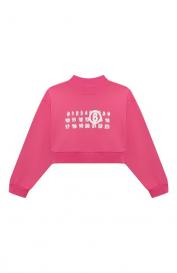 Хлопковый свитшот mm6