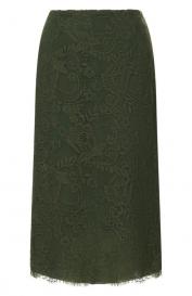 Юбка из шелка и хлопка Elie Saab