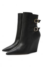 Кожаные ботильоны Saloon 100 Stuart Weitzman