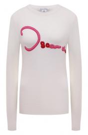 Шерстяной пуловер Oscar de la Renta