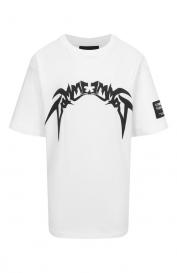 Хлопковая футболка Comme des Fuckdown