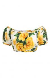 Хлопковый топ Dolce&Gabbana