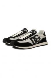 Комбинированные кроссовки DG Cushion Dolce&Gabbana