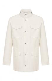 Куртка изо льна и шелка Brunello Cucinelli