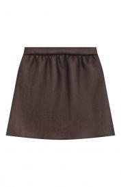 Юбка из экокожи DOUUOD