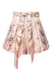 Шорты из шелка и хлопка ZIMMERMANN