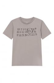 Хлопковая футболка mm6