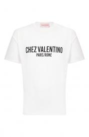 Хлопковая футболка Valentino