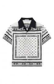 Хлопковая рубашка Dolce&Gabbana